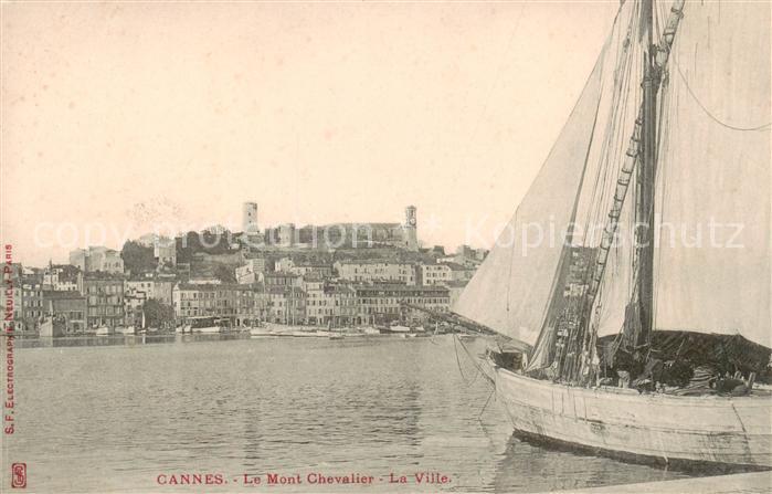 Cannes 06 Le Mont Chevalier La Ville