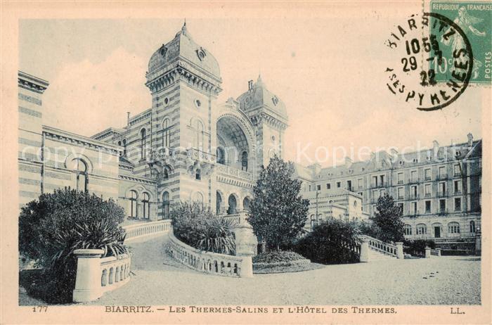 Biarritz Pyrenees Atlantiques Les Thermes Salins et l’Hotel des Thermes