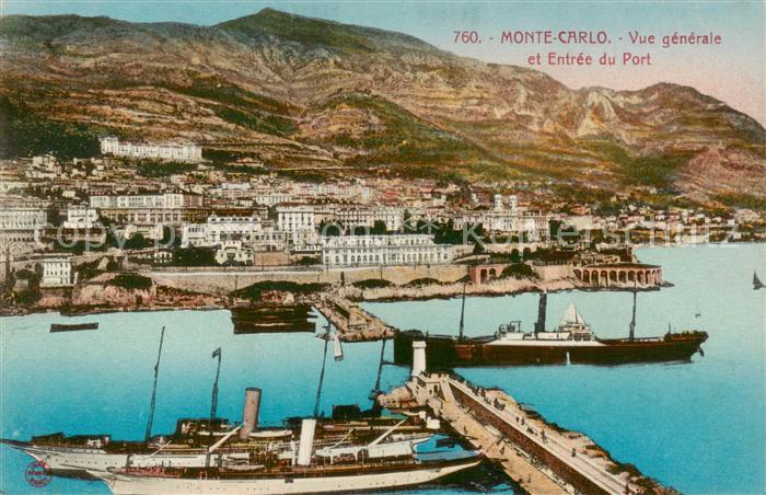 Monte-Carlo Monaco Vue generale et Entree du Port