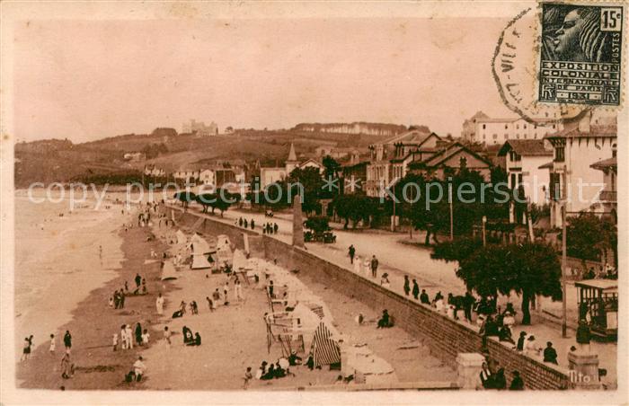 Hendaye 64 Le Boulevard de la Plage