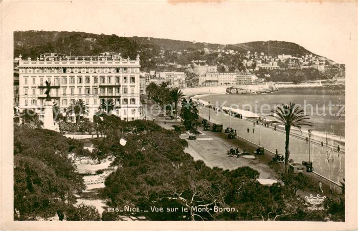 Nice  06 Nizza Vue sur le Mont Boron