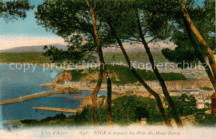 Nice  06 Nizza a travers les Pins du Mont Boron