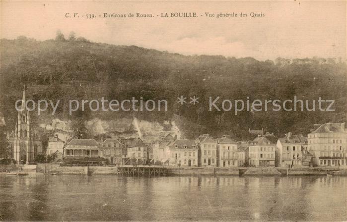 La Bouille 76 Vue generale des Quais