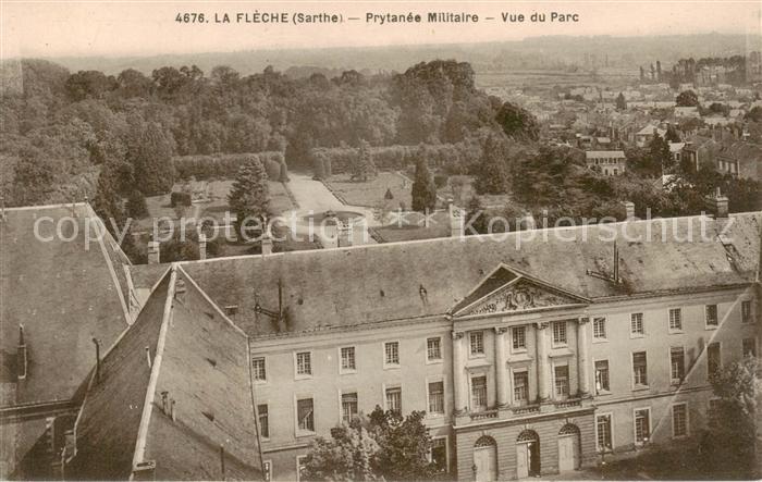 La Fleche 72 Sarthe Prytanee Militaire Vue du Parc