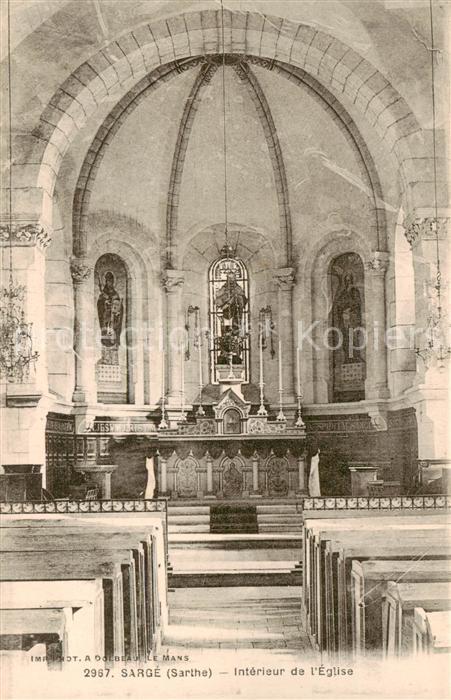 Sarge-les-le-Mans Interieur de l'Eglise
