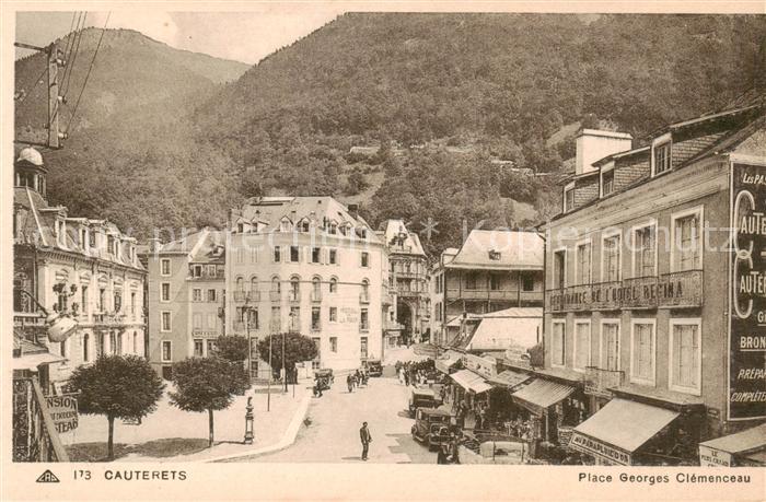 Cauterets 65 Hautes-Pyrenees Place Georges Clemenceau