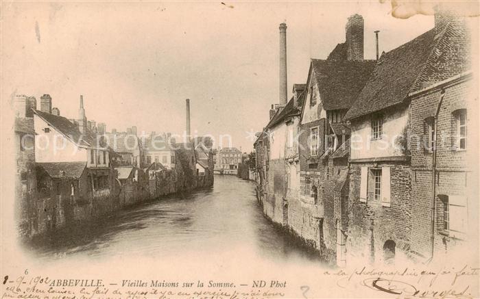 Abbeville 80 Somme Vieilles Maisons sur la Somme