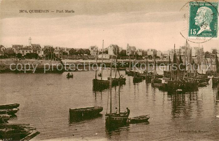 Quiberon 56 Morbihan Port Maris