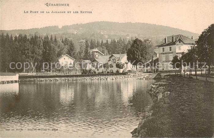 Gerardmer 88 Vosges Le Pont de la Jamagne et les Xettes