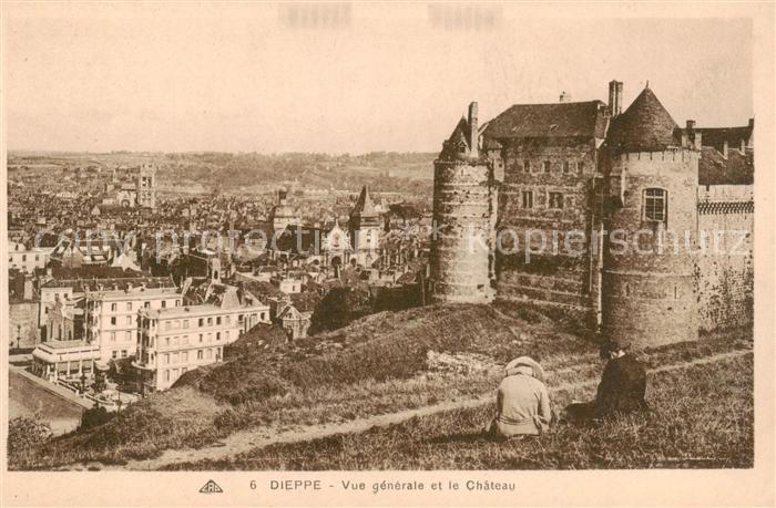 Dieppe 76 Vue generale et le Chateau