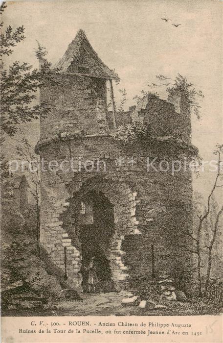 Rouen 76 Ancien Chateau de Philippe Auguste