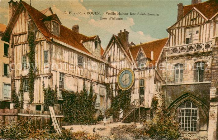 Rouen 76 Vieille Maison Rue Saint Romain Cour d Albane