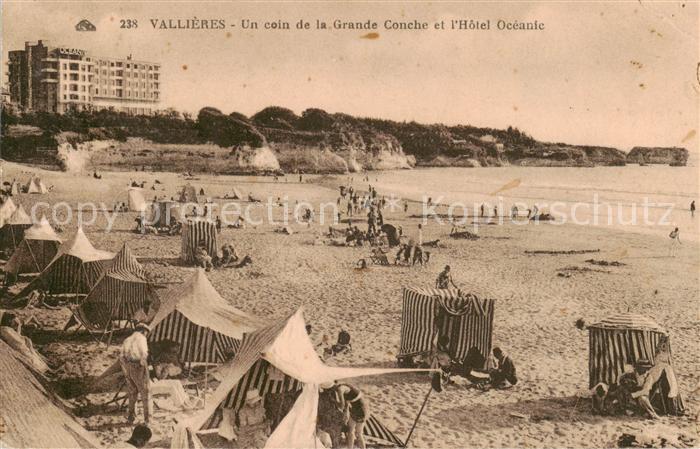 Vallieres Saint-Georges-de-Didonne Un coin de la Grande Conche et l’Hotel Oceani
