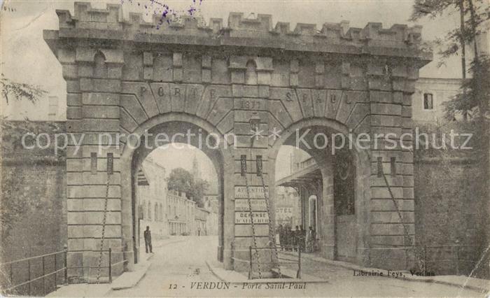 Verdun  55 Meuse Porte Saint Paul