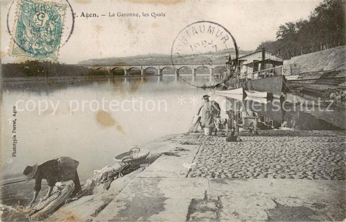 Agen 47 La Garonne les Quais