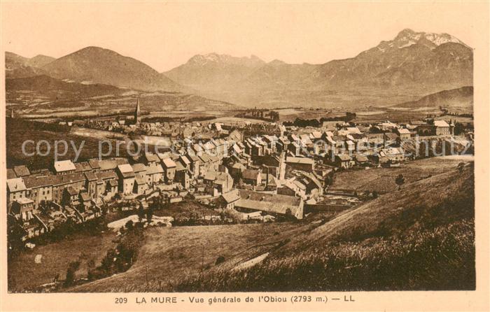 La Mure 38 Isere Vue generale de l'Obiou