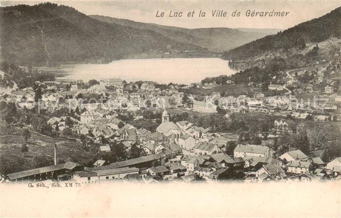 Gerardmer 88 Vosges Le Lac et la Ville de Gerardmer