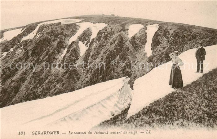 Gerardmer 88 Vosges Le sommet du Hohneck concert de neige