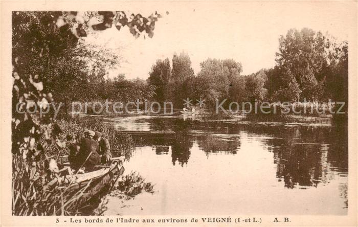 Veigne 37 Indre-et-Loire Les bords de l’Indre aux environs de Veigne