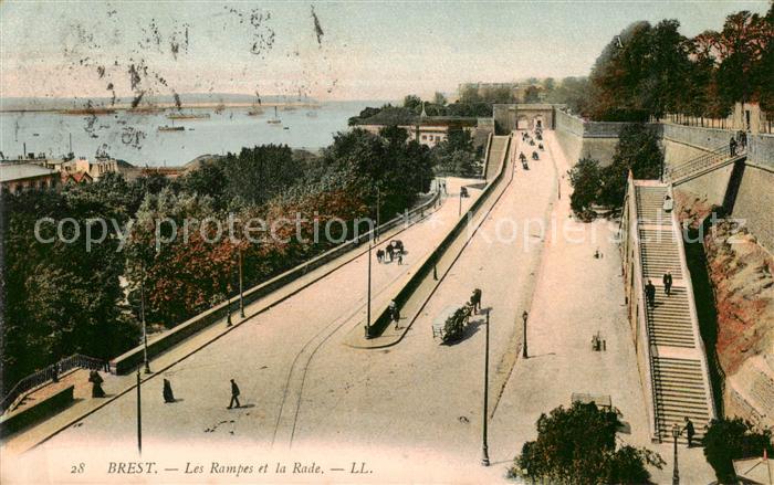 Brest 29 Les Rampes et la Rade