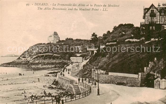 Dinard 35 La Promenade des Allies et la Pointe du Moulinet