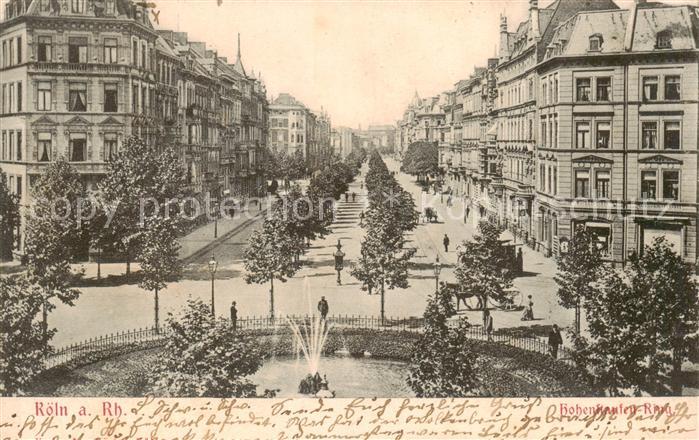 Koeln  Rhein Hohenhausen Ring