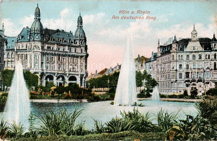 Koeln  Rhein Am deutschen Ring