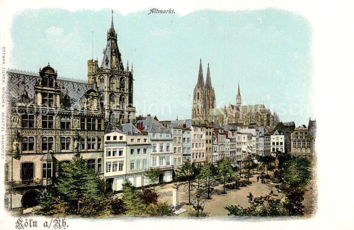 Koeln  Rhein Altmarkt