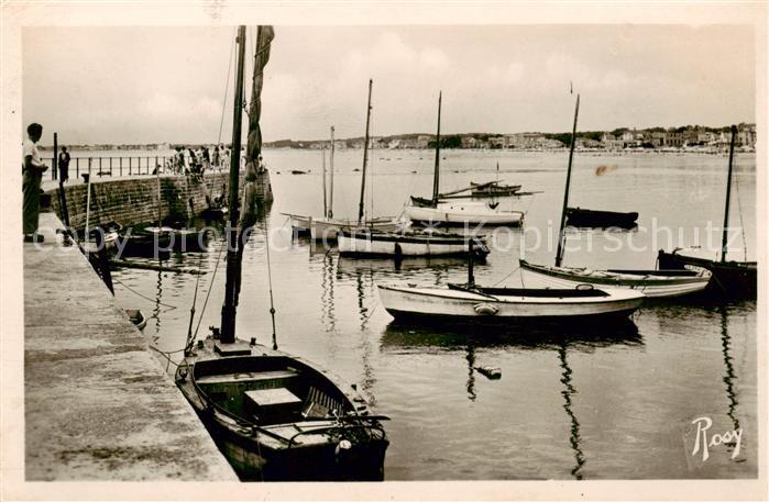 Pornichet Vue sur le Port et La Baule prise de la