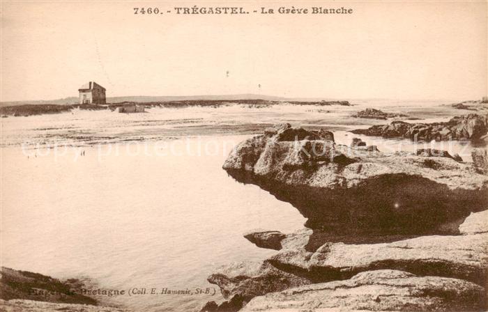 Tregastel 22 Cotes-d Armor La Greve Blanche