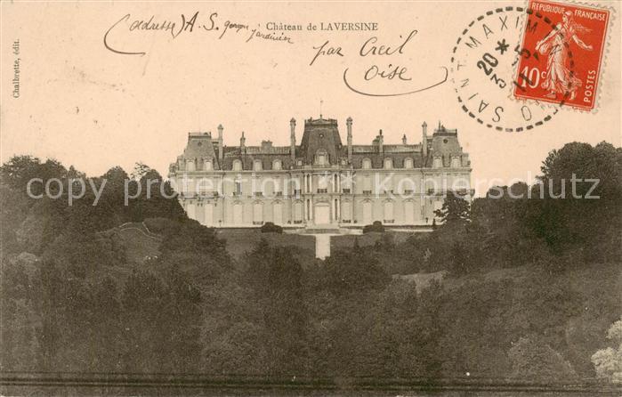 Laversine 02 Aisne Chateau de Laversine