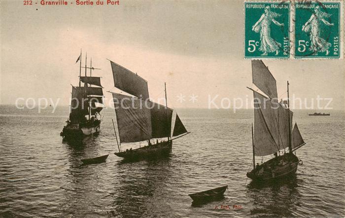 Granville 50 Manche Sortie du Port