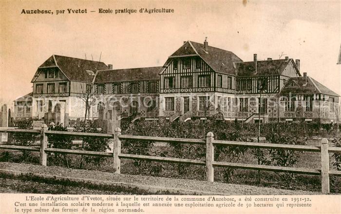 Auzebosc 76 Seine-Maritime Ecole pratique d Agriculture