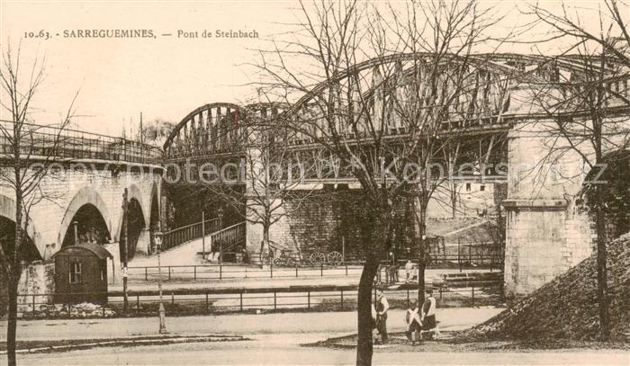 Sarreguemines 57 Moselle Pont de Steinbach