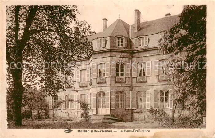 Bellac La Sous Prefecture