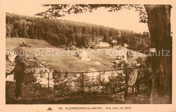 Plombieres-les-Bains Vosges Vue vers les Bois