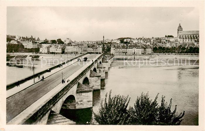 Blois 41 Vue generale Le Pont sur la Loire