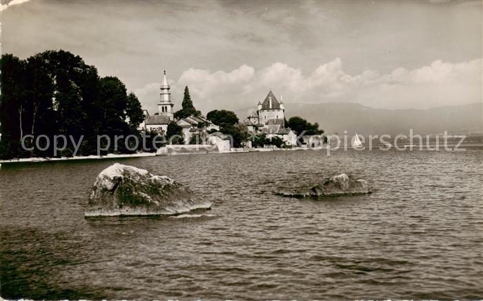 Yvoire 74 Haute-Savoie Lac Leman Vue geneerale