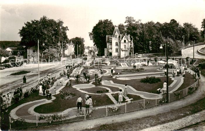 Bagnoles-de-l Orne Station Thermale Le Golf Miniature et le Castel Hotel