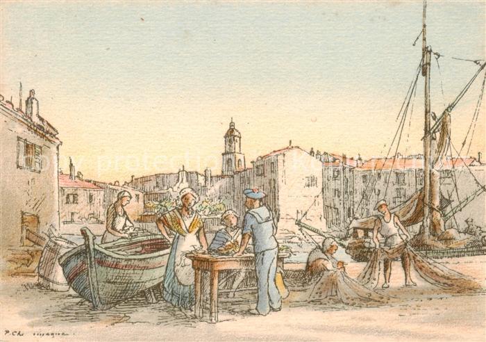 Saint Tropez Var La Merchande de coquillages