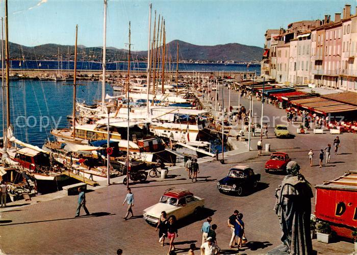 Saint Tropez Var Vue generale des quais Bailly de Suffren
