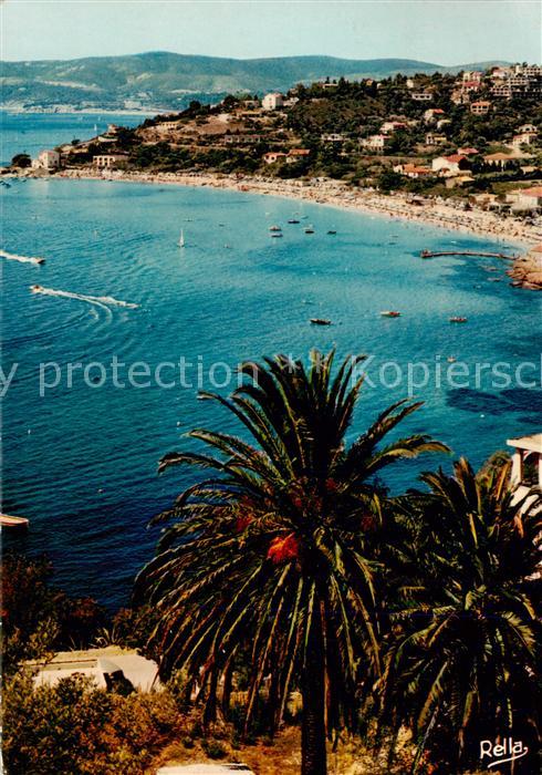 Saint-Clair Le Lavandou 83 Var Vue generale de la Plage