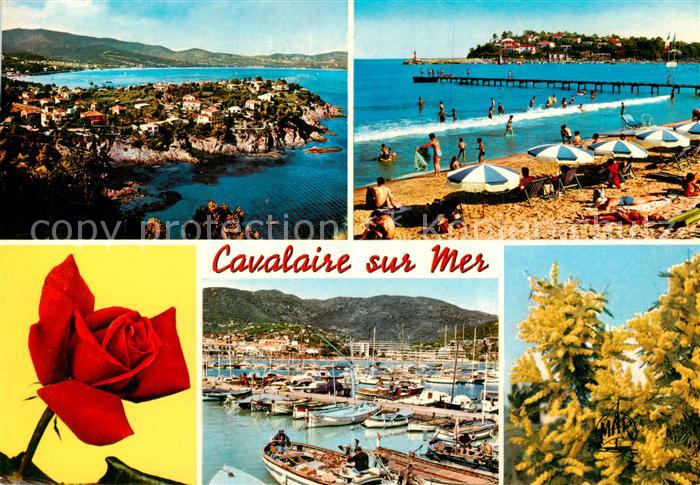 Cavalaire-sur-Mer 83 Var Le Cap Croix Valmer Le plage et le Cap Le Port