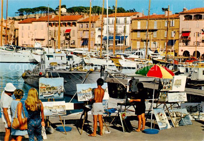 Saint Tropez Var Un coin du port de plaisance