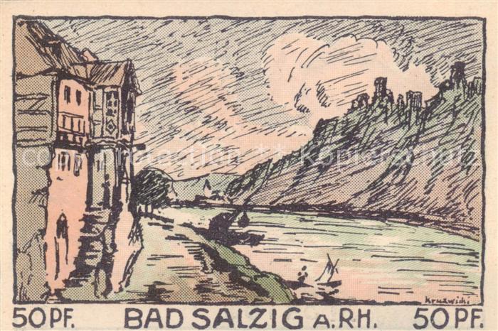 Bad Salzig 50 Pf Schein