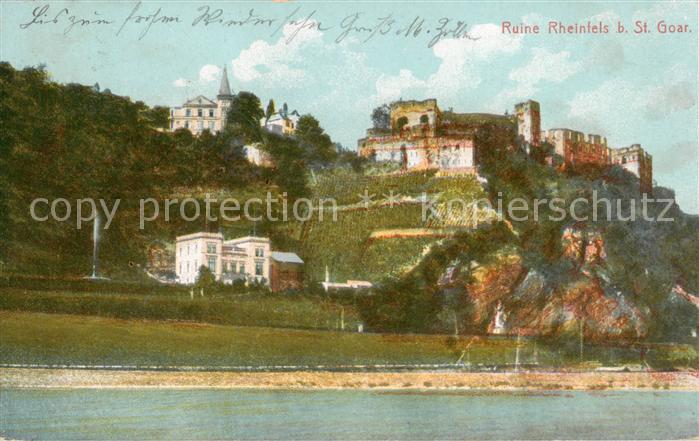 St Goar Rhein Ruine Rheinfels