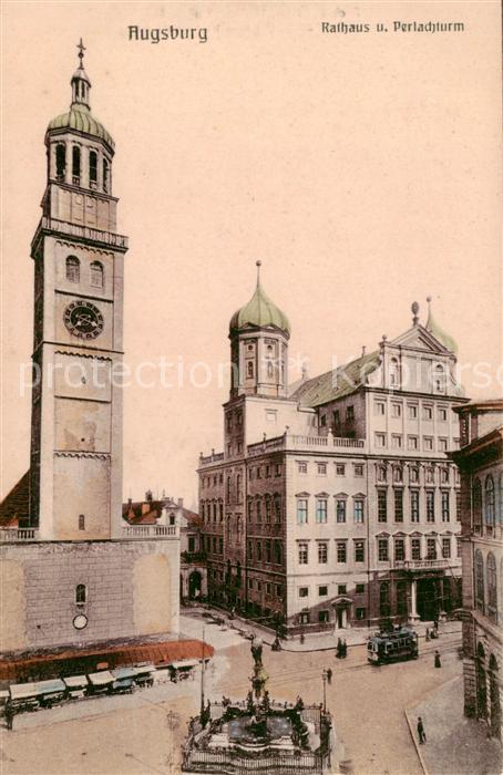 Augsburg Rathaus und Perlachturm