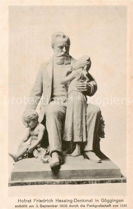Goeggingen Bayern Hofrat Friedrich Hessing Denkmal