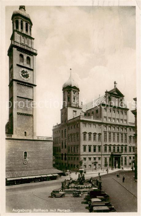 Augsburg Rathaus mit Perlachturm