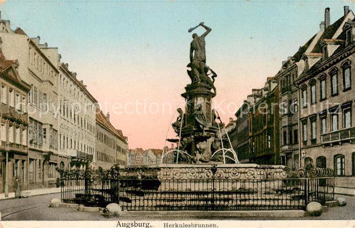 Augsburg Herkulesbrunnen